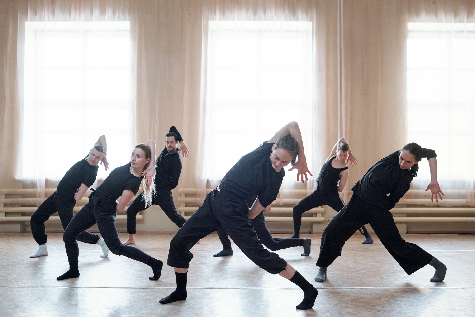 Contemporary Dance Team Rehearsal